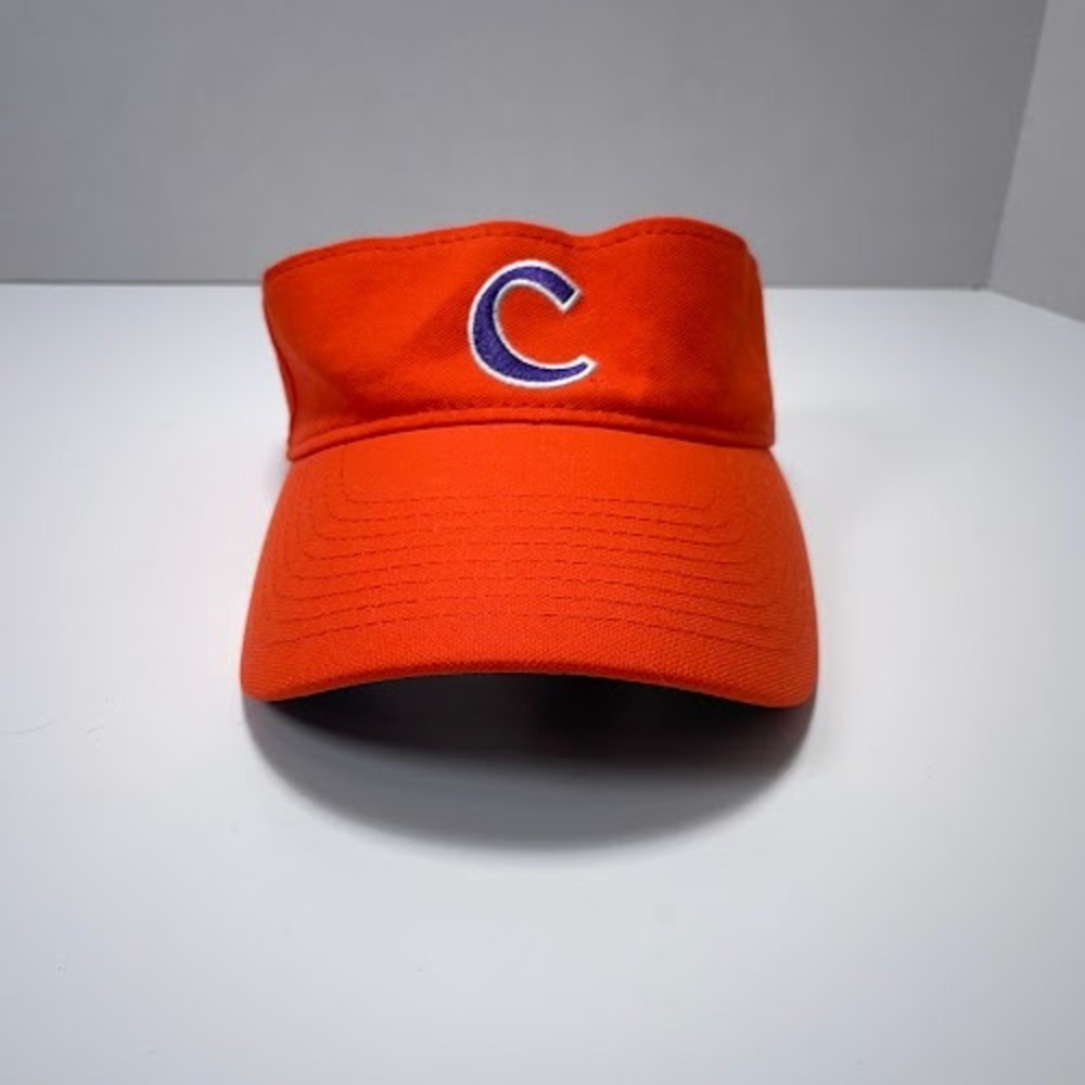 Nike Dri-FIT Clemson Tigers Orange Visor Hat Cap  Adjustable Collegiate